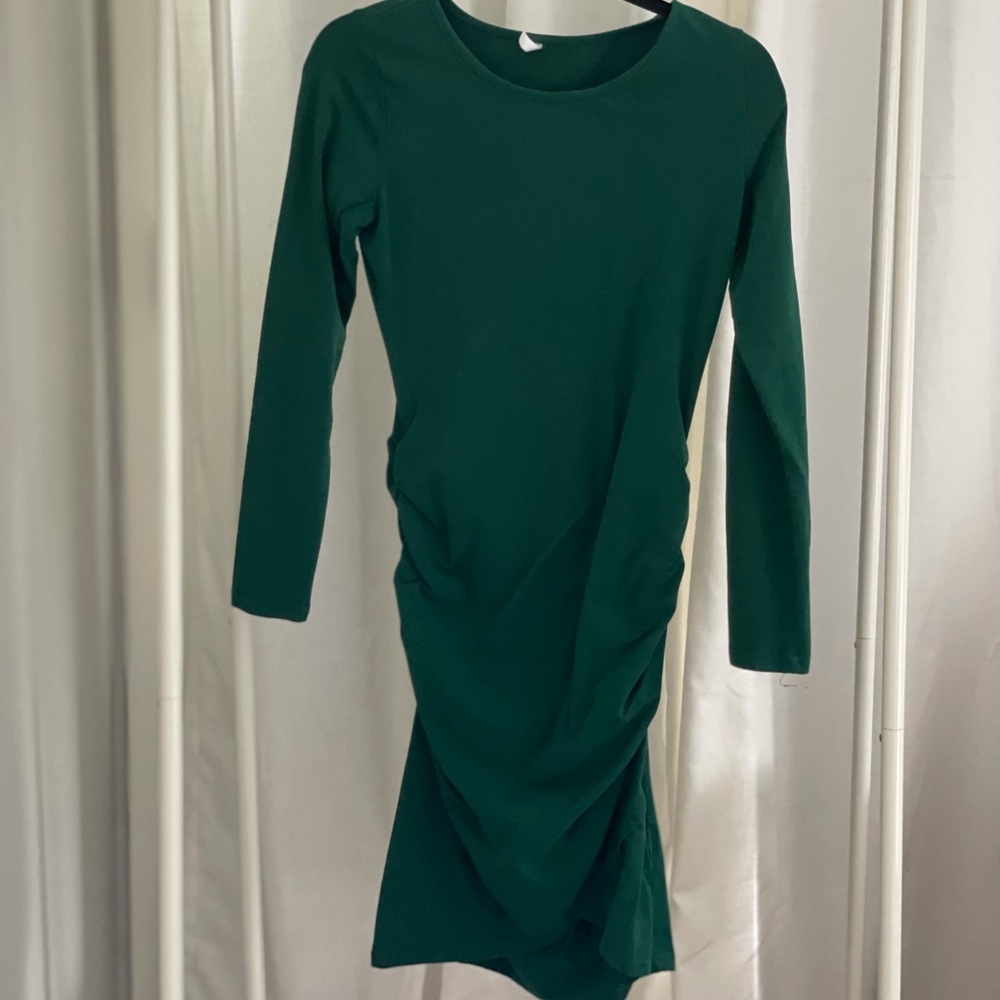 Amazon Maternity Dress - Long-sleeve Green